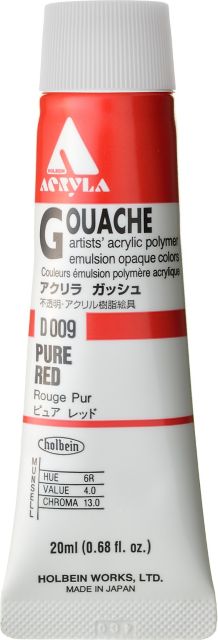 Acryla Designer 20mL Pure Red