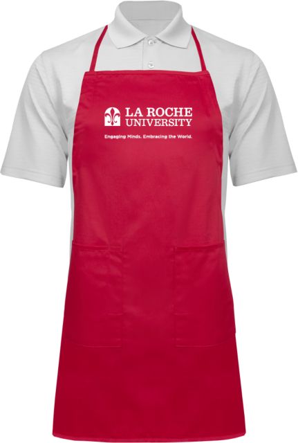 La Roche Full Length Apron La Roche University Institutional with Tagline - ONLINE ONLY