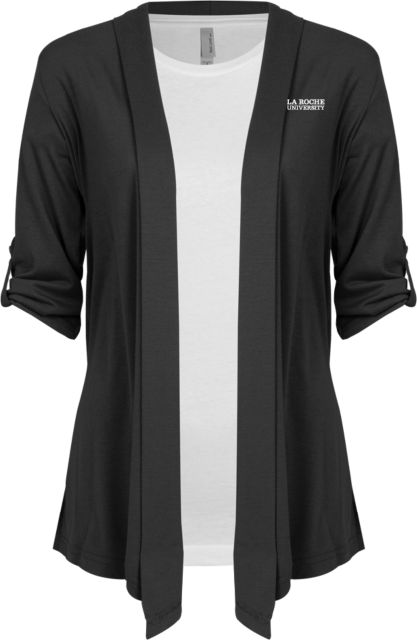 La Roche Womens Drape Front Cardigan Sweater La Roche University Institutional - ONLINE ONLY