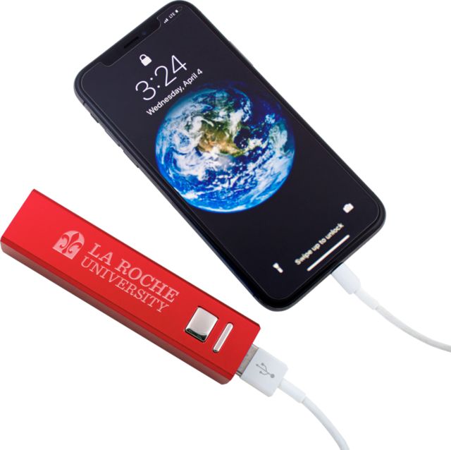 La Roche Aluminum Power Bank La Roche University Institutional Engraved - ONLINE ONLY