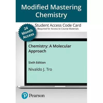 Mastering Chemistry with Pearson eText Access Code (24 Months) for Chemistry : A Molecular Approach
